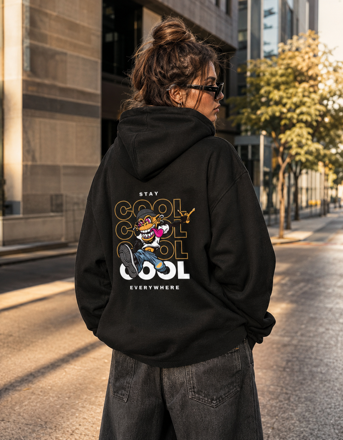 Stay Cool oversized hoodie