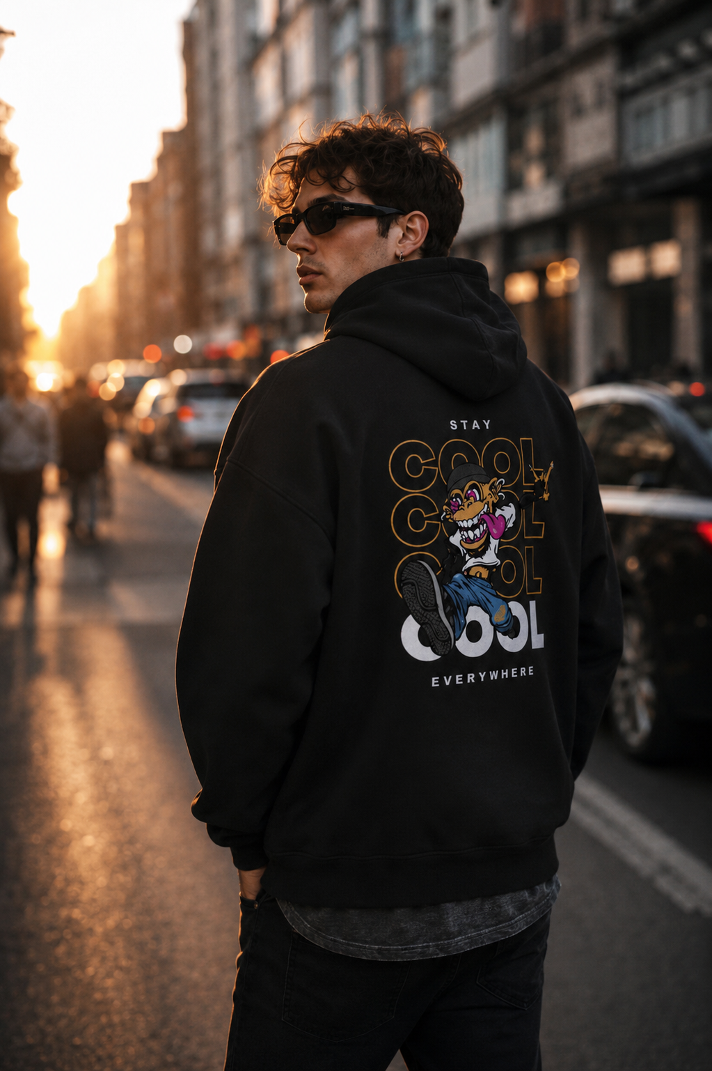 Stay Cool oversized hoodie