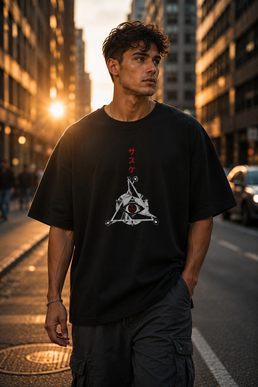 Uchiha Style Oversized Tees