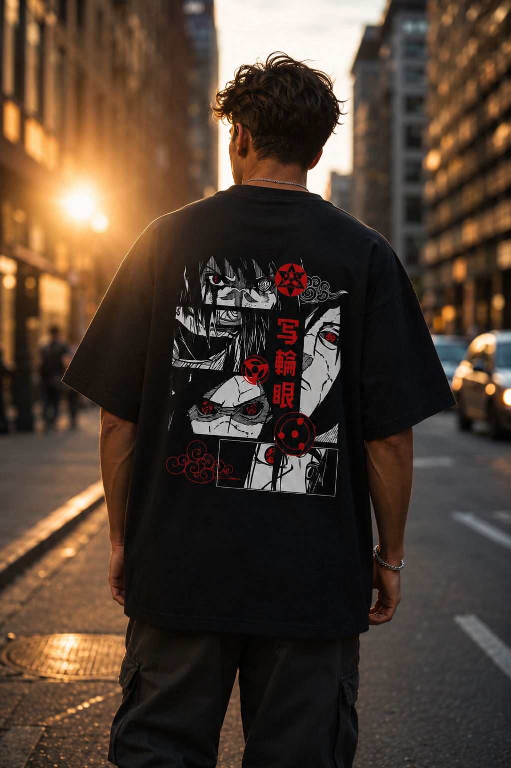 Uchiha Style Oversized Tees